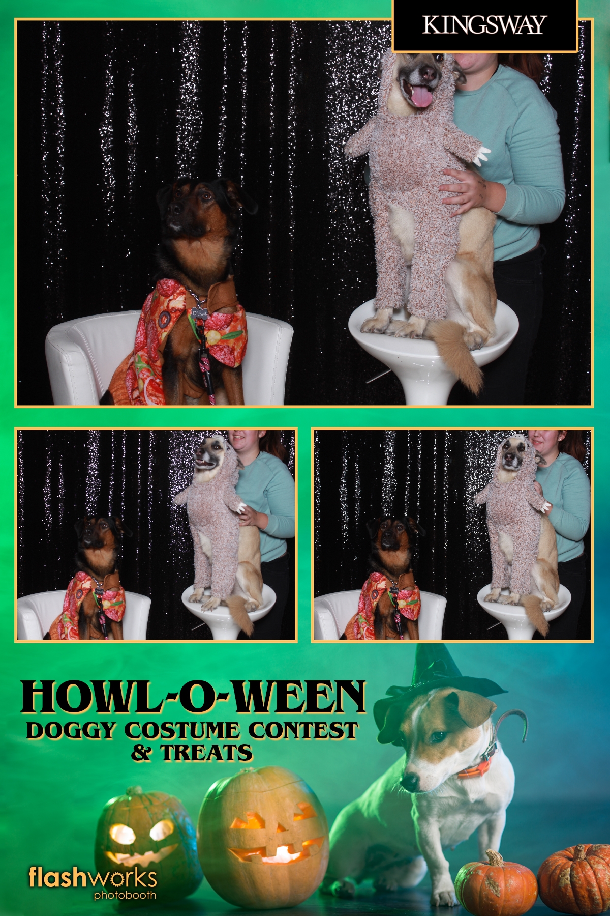 Kingsway Howl-O-Ween Doggy Costume Contest | View more photos from the event at gallery.flashworksphotobooth.com/u/FlashworksPhotoboothInc/Kingsway-Howl-O-Ween-Doggy-Costume-Contest